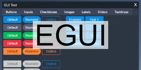 EGUI - GUI Library Header Image